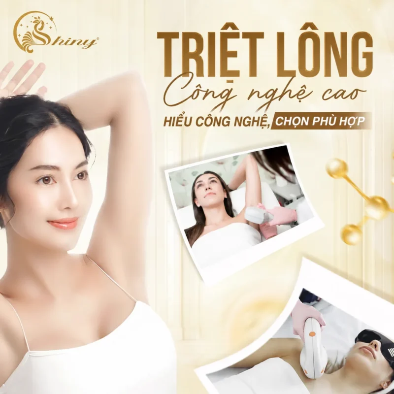 Shiny promotional artwork for hair removal