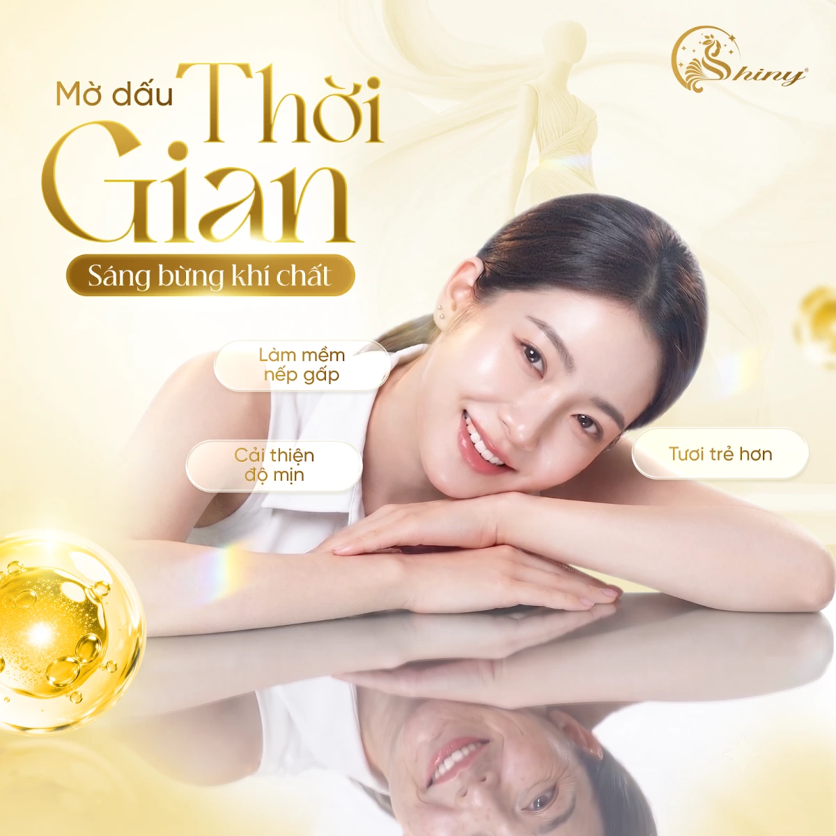 Hình quảng bá dịch vụ nâng cơ HIFU tại Shiny Beauty Clinic Đà Nẵng