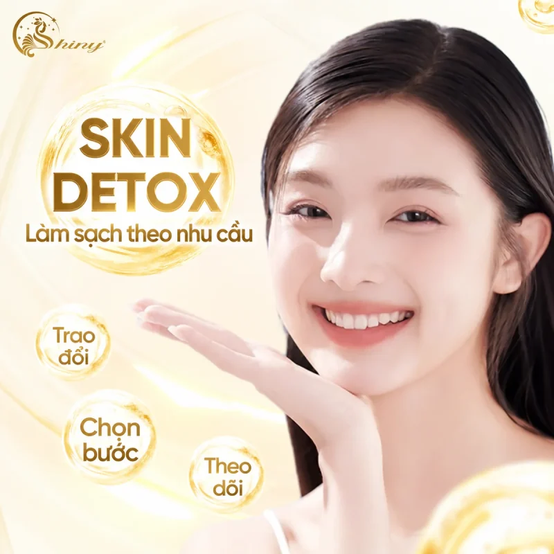 Shiny promotional artwork for the Skin Detox facial